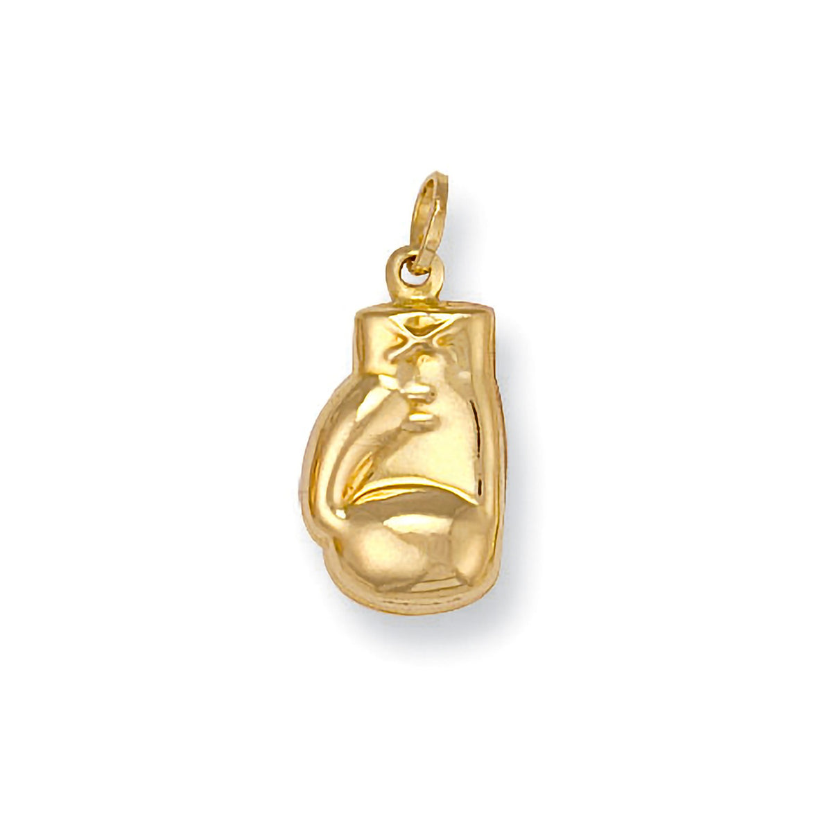 Yellow Gold Boxing Glove Pendant